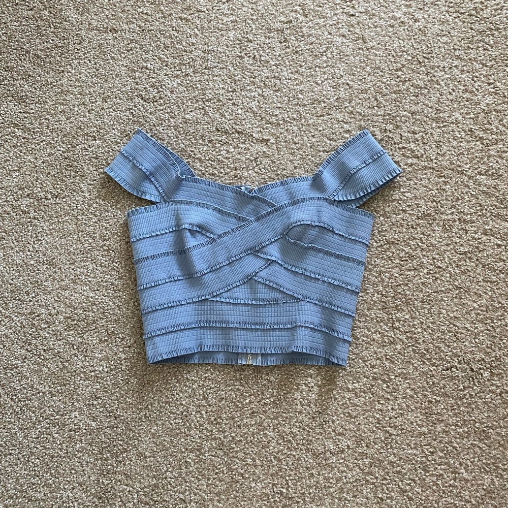 Cropped Off the Shoulder Blouse